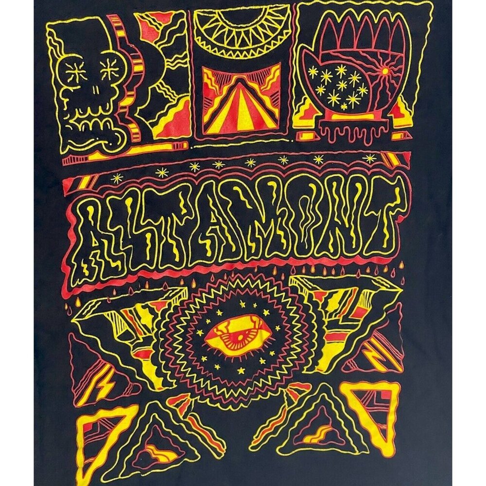 Altamont Pinkyvision sz M Skater Artist Pinky Black T Shirt S/S Mens Ltd Ed